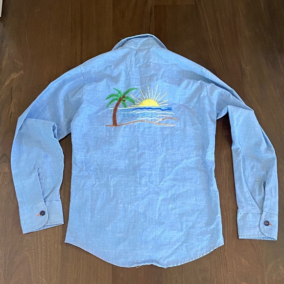 VINTAGE HAND EMBROIDERED TOP - Picture 2 of 2